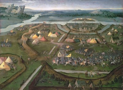 The Battle of Pavia by Joachim Patenier